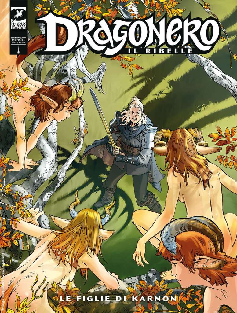 Copertina dell'albo numero 13 di "Dragonero, il Ribelle": Le figlie di Karnon