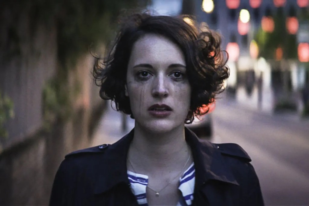 Phoebe Waller-Bridge nei panni della protagonista in Fleabag