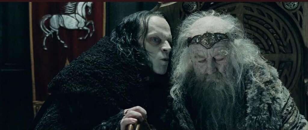 Gríma Wormtongue nella versione cinematografica de Le due torri