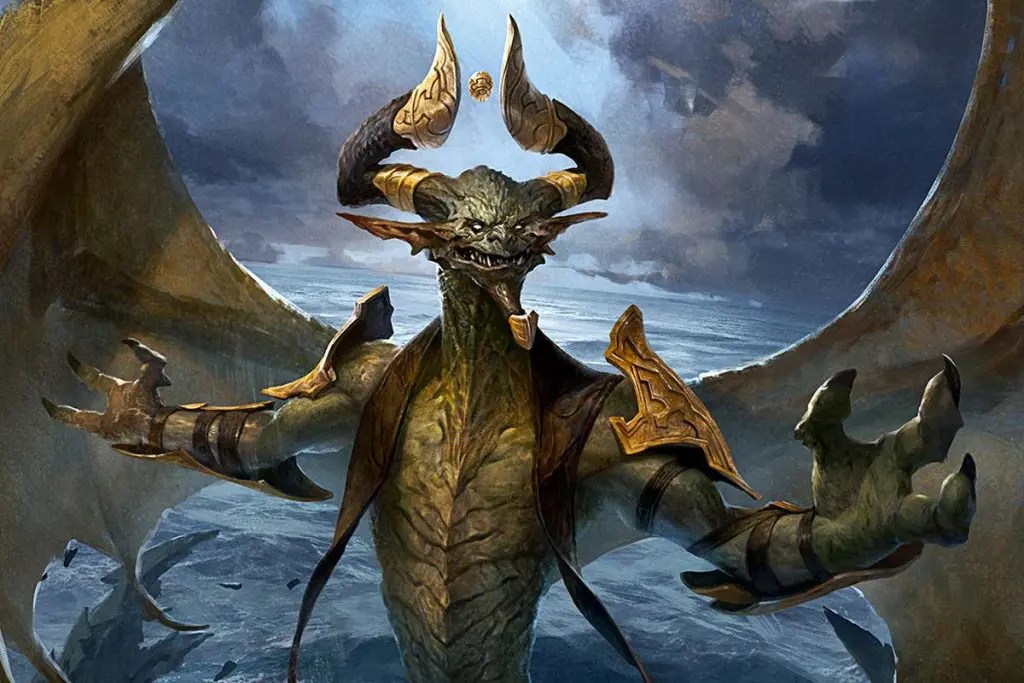 Nicol Bolas nella sua fiera malvagità