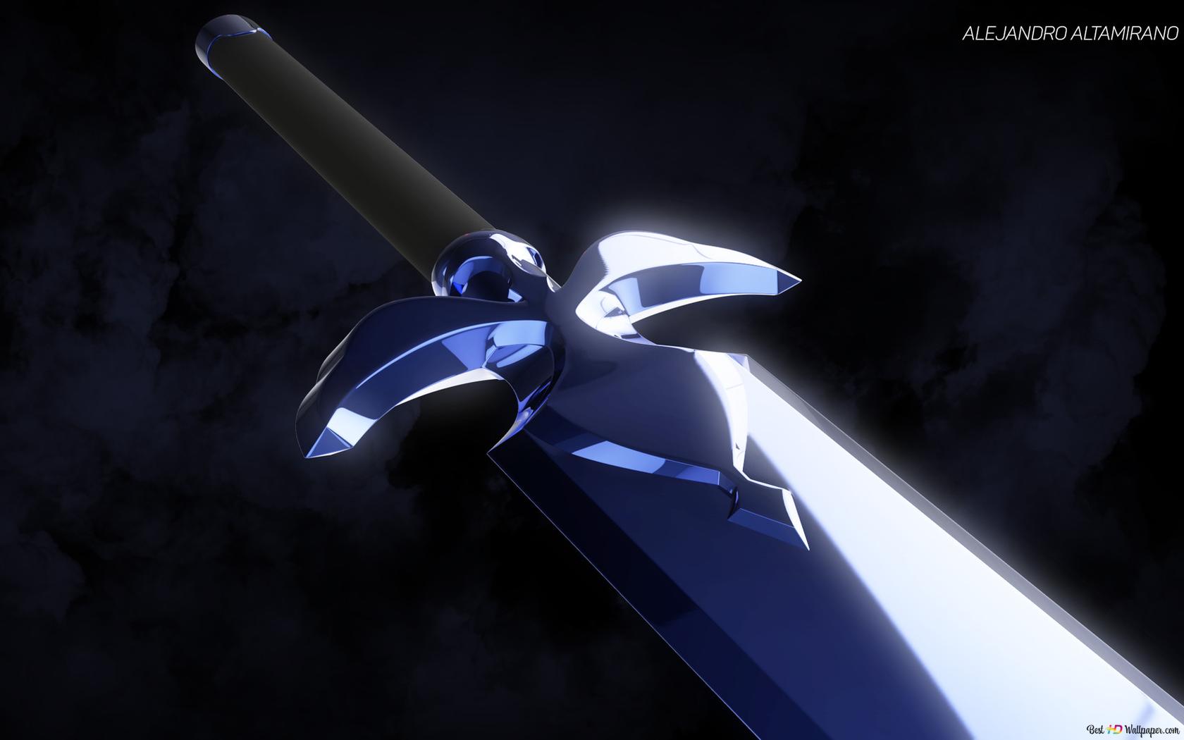 Sword Art Online Alicization - Night Sky Sword (Spada Kirito) Download di  sfondi HD