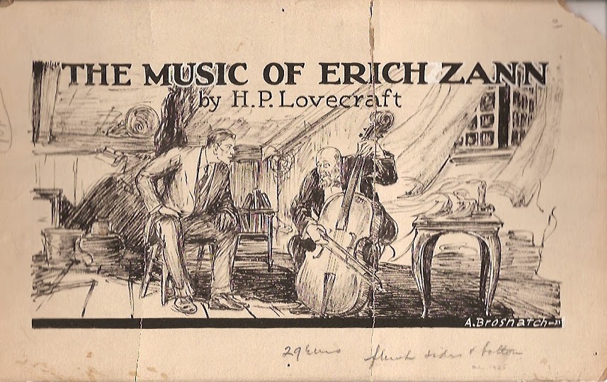 La musica di Erich Zann di Andrew Brosnac